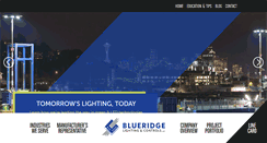 Desktop Screenshot of blueridgelightingandcontrols.com