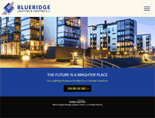 Tablet Screenshot of blueridgelightingandcontrols.com